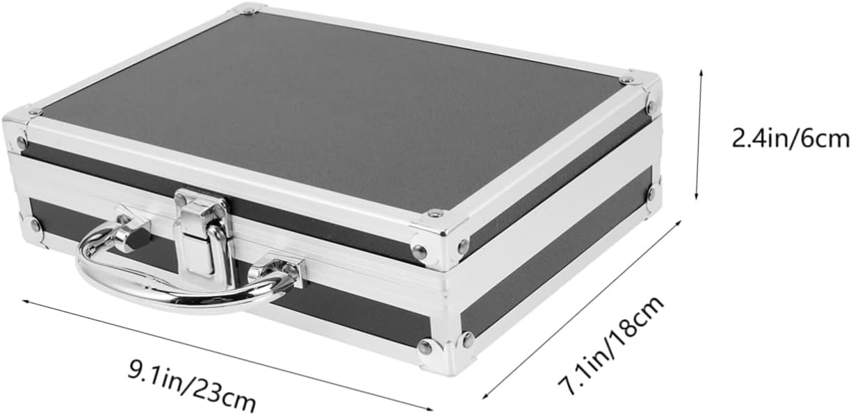 Emergency Kit Box Large Capacity Tool Case Lock Metal Makeup Organizer Case Portable Storage Box for Travel