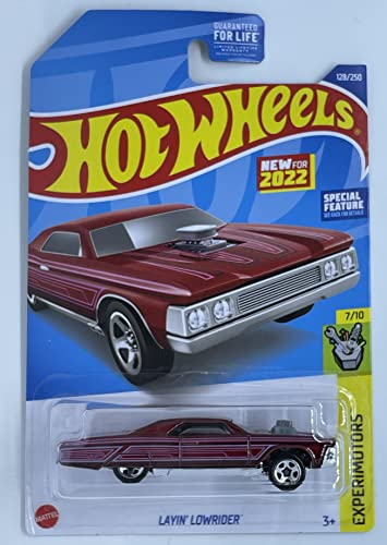 Hot Wheels Layin'Lowrider auto de juguete 1:64 miniatura 1