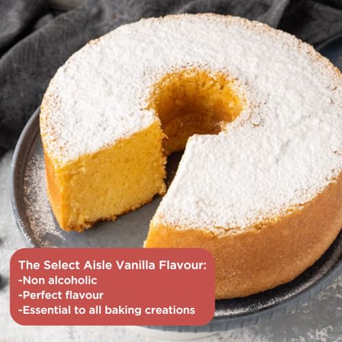 Image of The Select Aisle Vanilla Flavour Essence 100ml | Baking Essence for Cakes, Cookies & Desserts | Flavouring Agent for Frosting, Ice Cream & Beverages