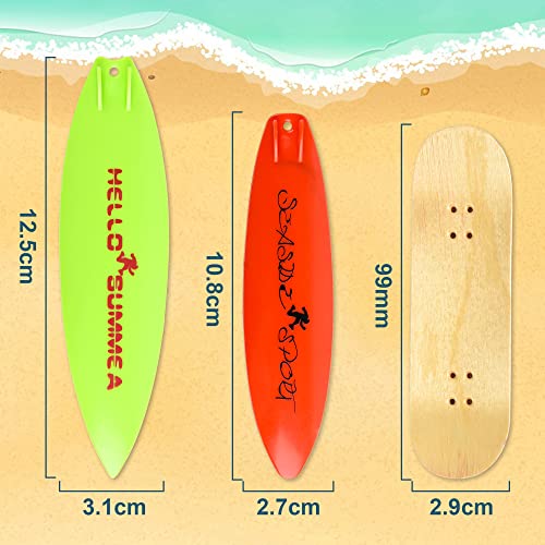Acfelle Finger Surfboard Finger Skateboard Set,Finger Surfboard Skateboard,Finger Toy Surfboard For Car Ride,Mini Finger Toys Set #TOP1