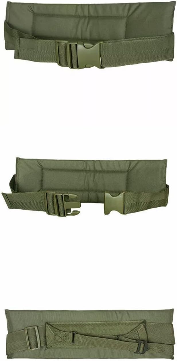 Fox Outdoor Products LC-2 Kidney Pad with Waist Strap, Tactical 50" Adjustable Belt w/Quick-Release Buckle, 5" x 17" Padded Lower Back Protection & Support for Field Pack Frames, Olive Drab