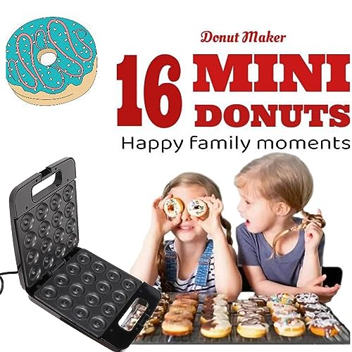 Máquina de Fazer Donuts, Temperatura Ajustável, Fácil de Usar, Mini Fabricante de Donuts Abs para Lo