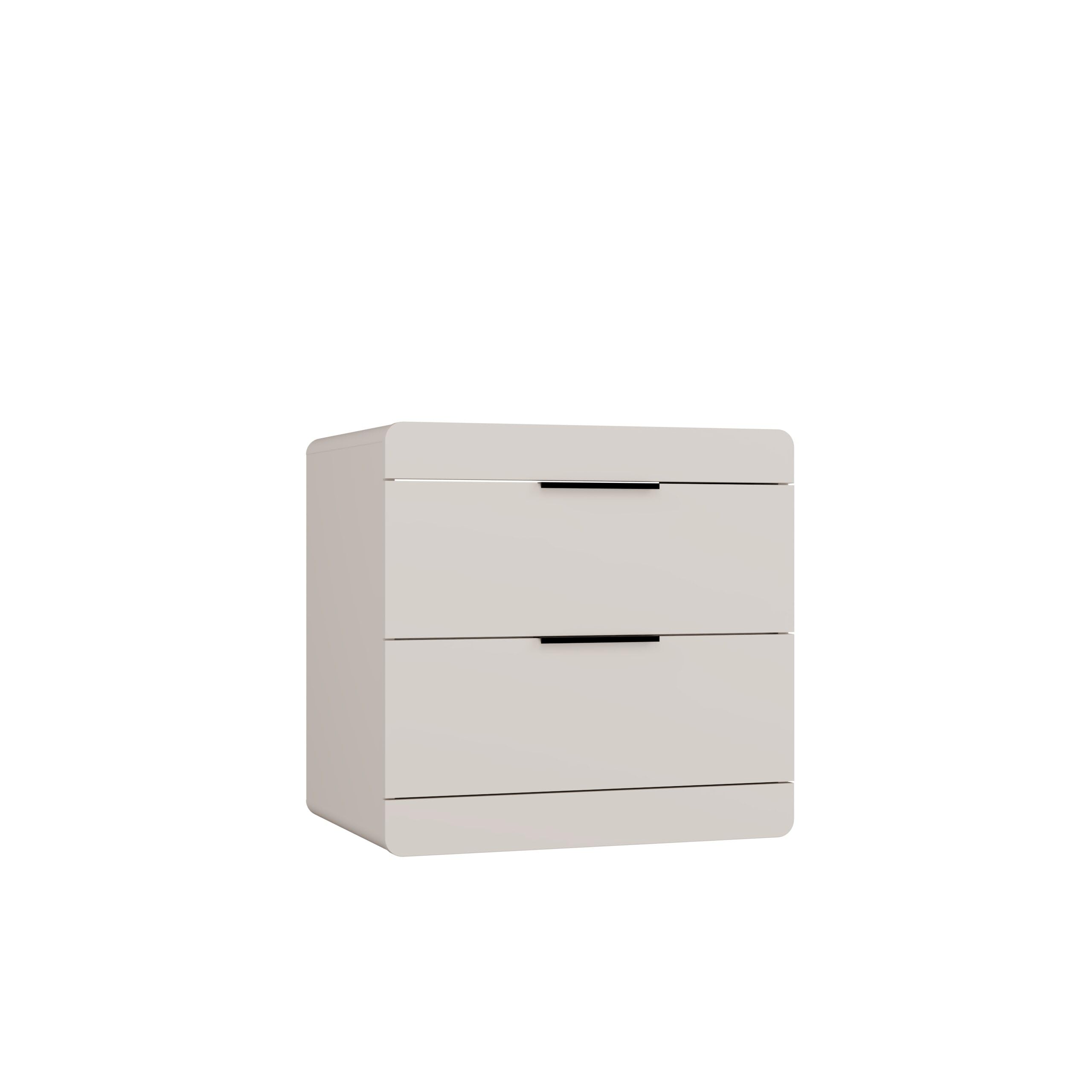 ARREDO DA CASA Mobile Bagno Sospeso 60x45 cm per Lavabo Appoggio, 2 Cassetti, Chiusura Silenziosa, Design Moderno MLBT7