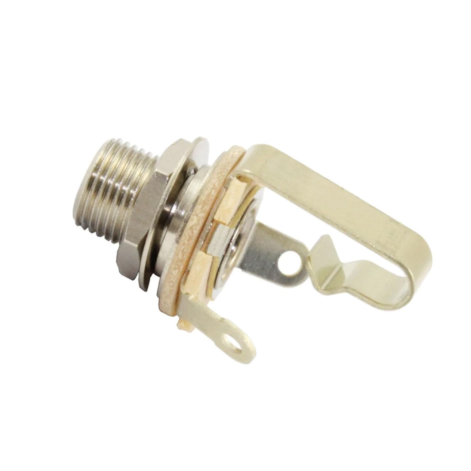 All Parts EP 055L-000 1/4-Inch Input Jack, 3/8-Inch Bushing, Silber