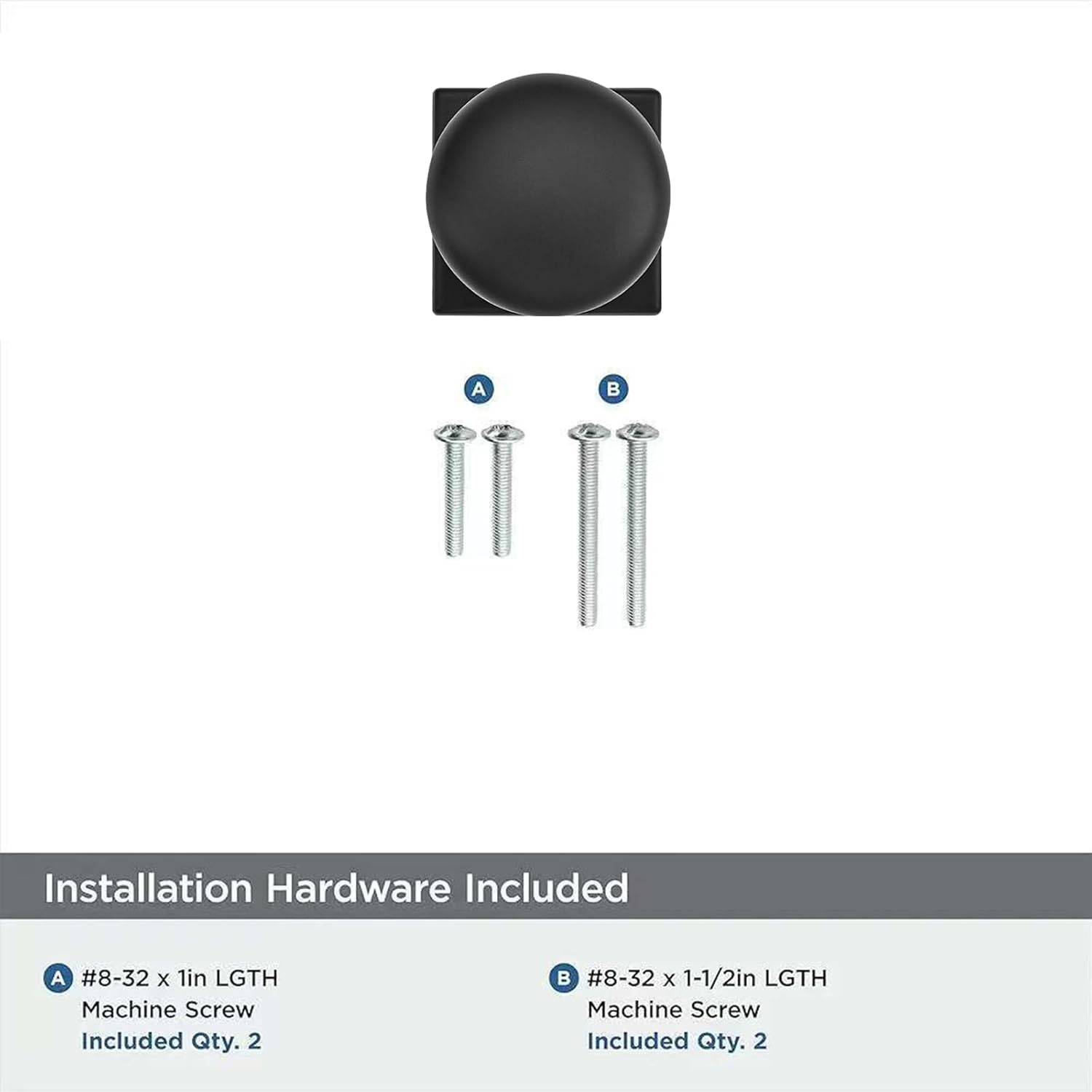 khtumeware 10 Pack 1-1/4 inch Backplate for Cabinet Knobs Matte Black Drawer Hardware Vintage Aged Knobs with Backplate