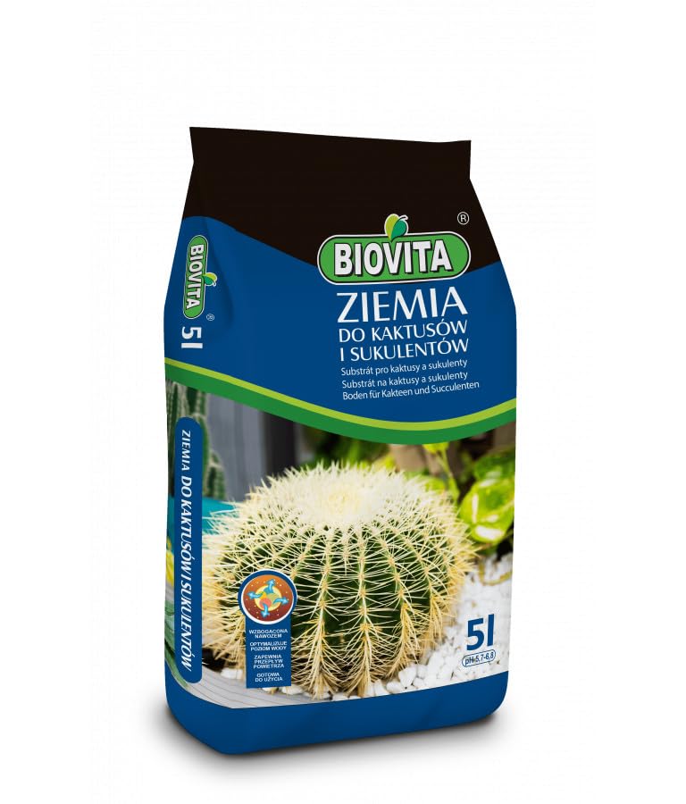 Blumenerde Kakteen und Sukkulenten Erde Kakteenerde Kaktus Erde Pflanzerde  5L : Amazon.de: Garten