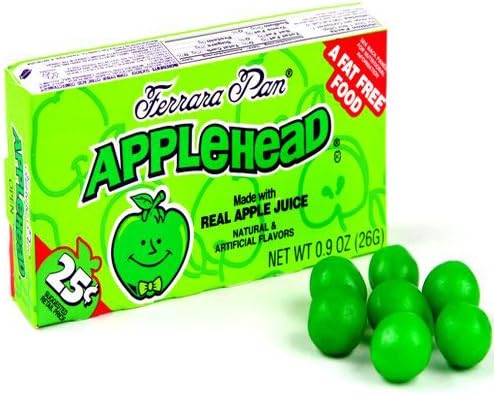 Applehead American Candies 26g x10 Boxes