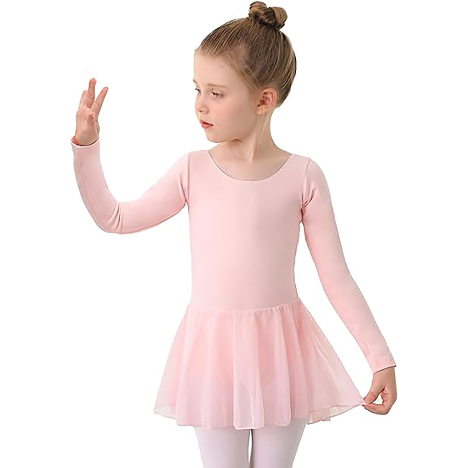 Body da danza classica 2026 con gonna e collant per danza classica per bambini tutù
