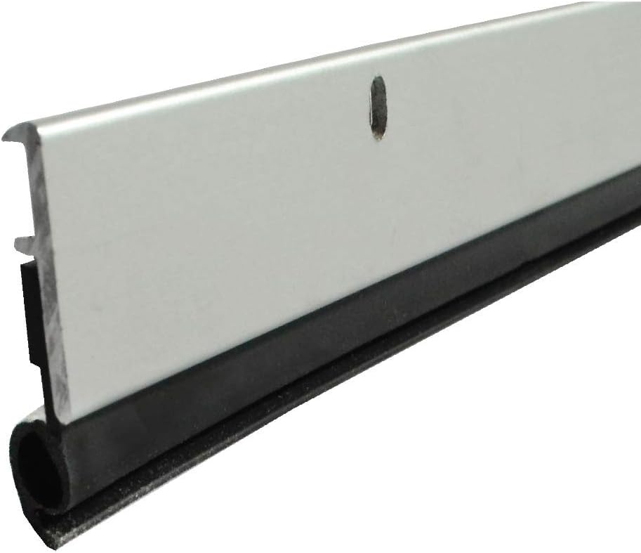 Fire Rated/Clear Anodized Aluminum Door Sweep (7623CA) SMS #6 x 1/2' Supplied, 7/32”Wide x 1H” (42")