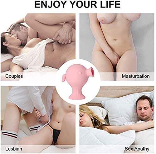 Mini Sugador de Clitoris e Mamilo Pulsante Recarregável (Rosa)