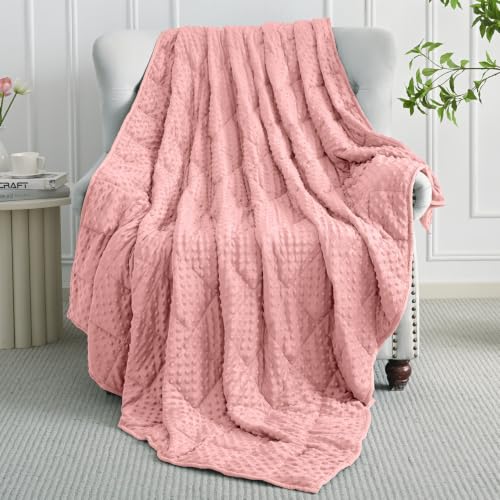 Image of Mr. Sandman Cooling Weighted Blanket for Adults, Queen Size 15 lbs, 60″x80″