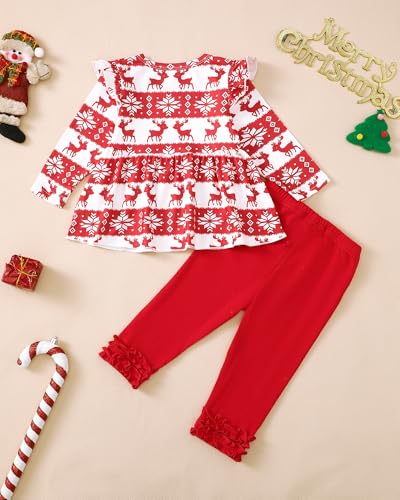 Image of Baby Girl Clothes Infant Toddler Clothes Fall Winter Outfit Clothing Set