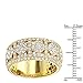 Mens Rings 14k Gold Unique Mens Diamond Wedding Band 2.75ctw (Yellow Gold, Size 11)