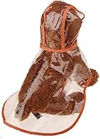 Vista 12 de Impermeable para mascotas, impermeable para perros pequeños, abrigo impermeable para cachorros, ropa impermeable transparente para perros pequeños