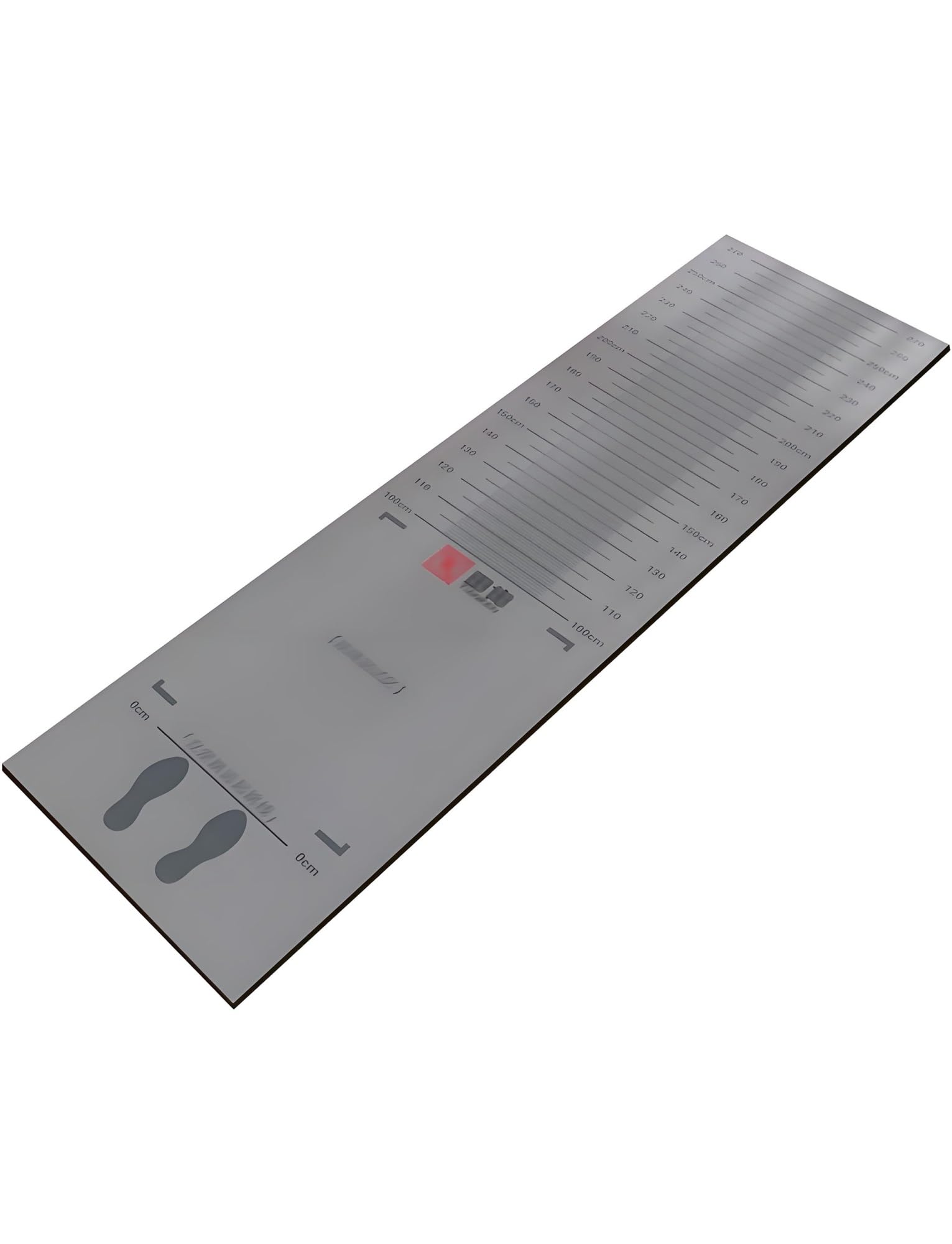 Standing Long Jump Mat Practice Test Standing Carpeted Non Slip Quiet Physical Test Board for School Gym for Practicing Long Jump(Green,250x90cm)