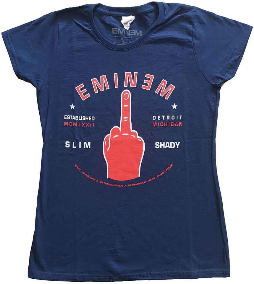 Eminem Detroit Finger Junior Top Navy