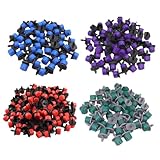 Housoutil 100 Stück 8 Loch Verstellbare Tropfbewässerung Tropfer aus PE Kunststoff Kleine Tropfer für Garten und Topfpflanzen Regulierbare Wassermenge