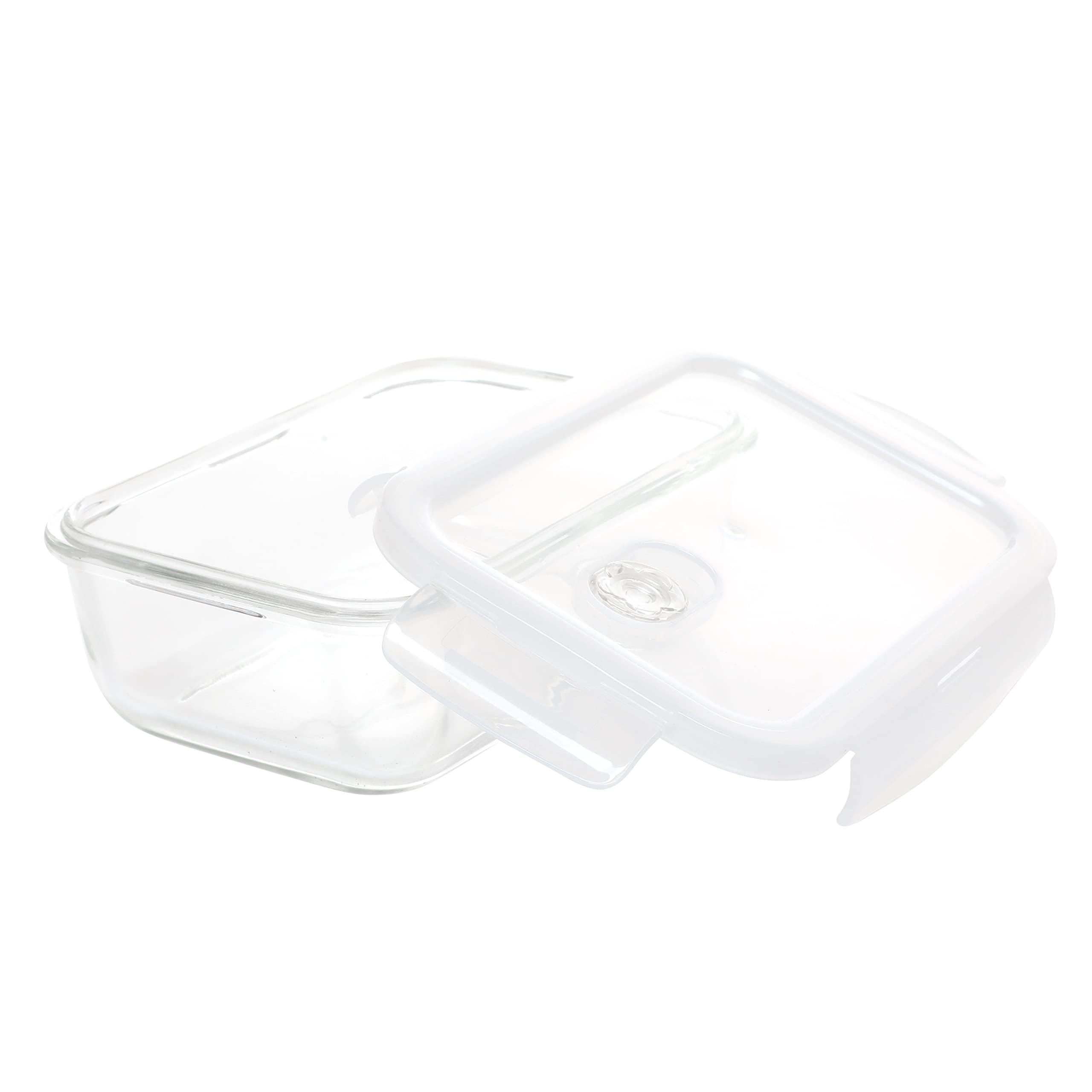 Glass Food Containers - Set of 4 -7 Glass Food Containers - Set of 4 -7