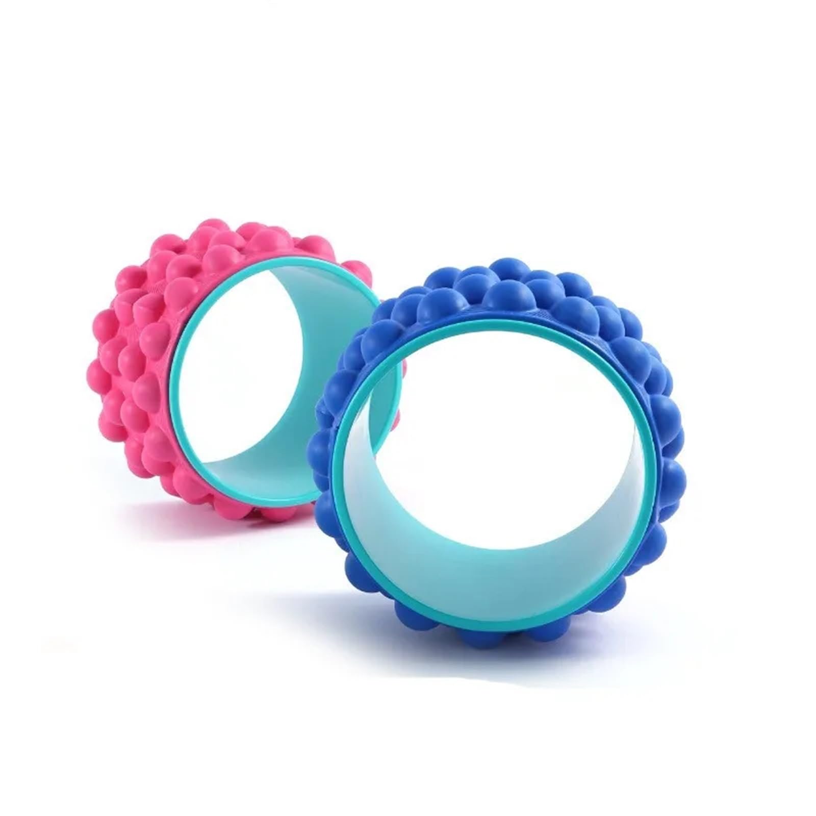 Ruota Circolare per Yoga 1 Ruota for Yoga Fitness con Punti massaggianti, Rullo Circolare for Stretching Schiena, Pilates, Addome, Attrezzatura for Esercizi