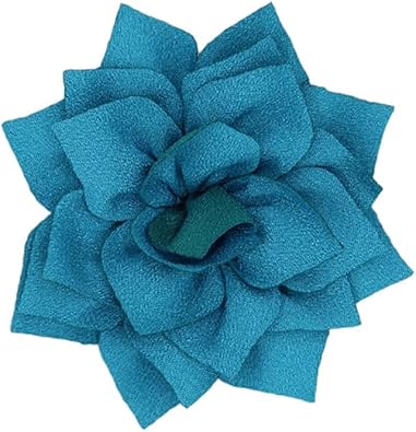 Satin Fabric Flower Brooch Pin Dainty Handmade Lotus Flower Brooch Lapel Pins Multilayer Pointed Lotus Broochs Wedding Prom Party Dance Banquet Dress Suit Ceremony Clothes Bag Hat Jewelry Accessories for Women