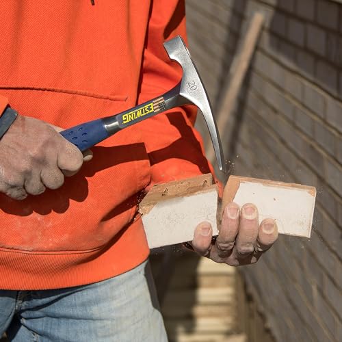 Estwing - Martelo de tijolos E3 – 20BLC – Ferramenta alvenaria de 590 ml com construção em aço forja