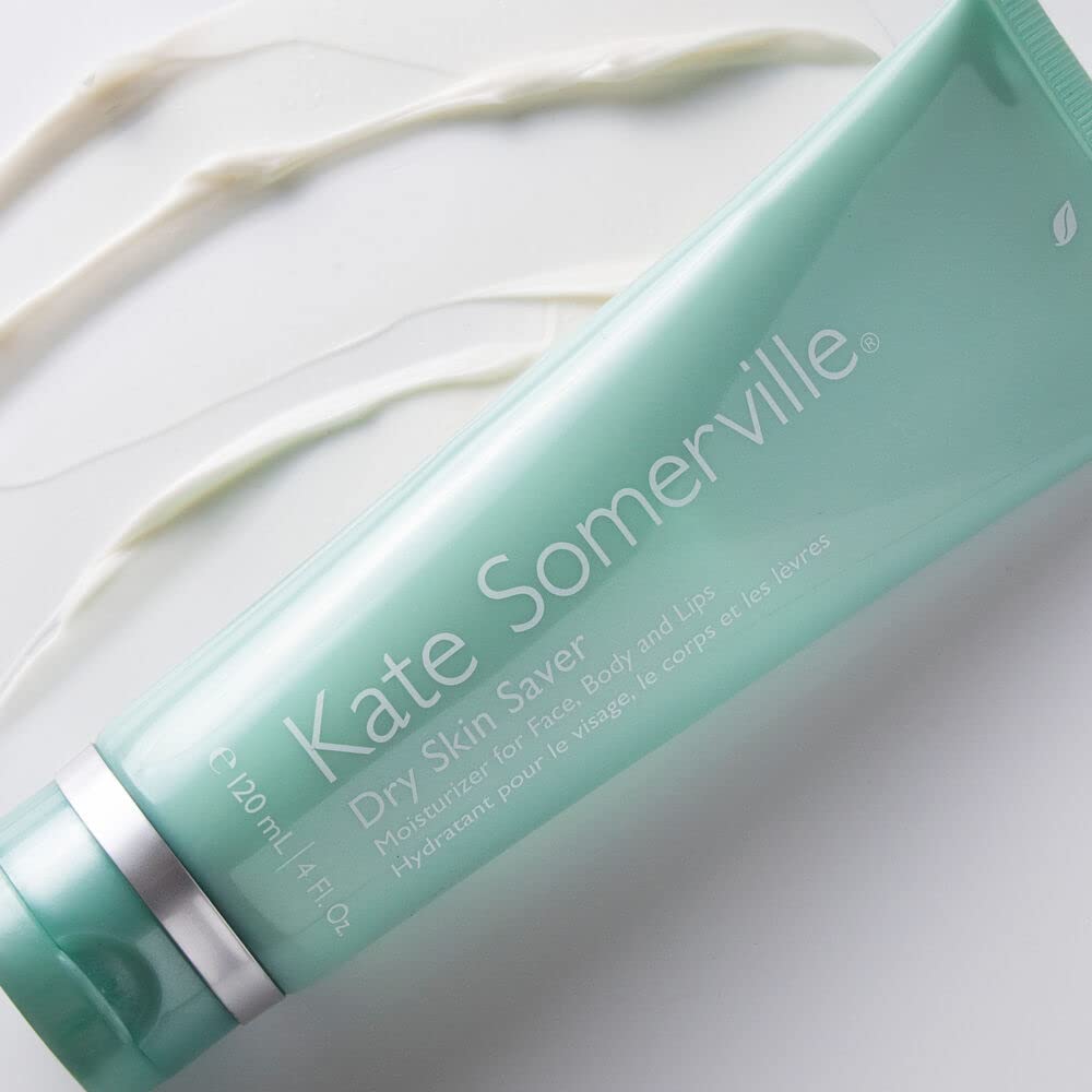 Kate Somerville Dry Skin Saver – Eczema Therapy Cream, Soothing, Hydrating Face and Body Lotion for Sensitive Skin, 4 Fl Oz