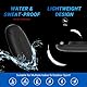 moofit HR8 Pulsmesser Brustgurt, Low Energy Echtzeit-Herzfrequenzdaten Bluetooth 5.0/ANT+, Größere Kommunikationsreichweite, IP67 Wasserdicht, Kompatibel mit iOS/Android Apps, Fitnessgeräte, Schwarz