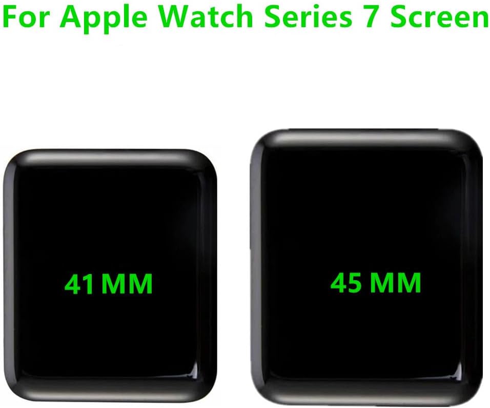 for Apple Watch Series 7 LCD Screen Replacement Watch Series 7th Gen Display Touch Screen Digitizer Assembly with Tools (45mm)