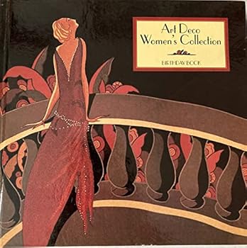 Hardcover Art Deco Women's Collection Birthday Book