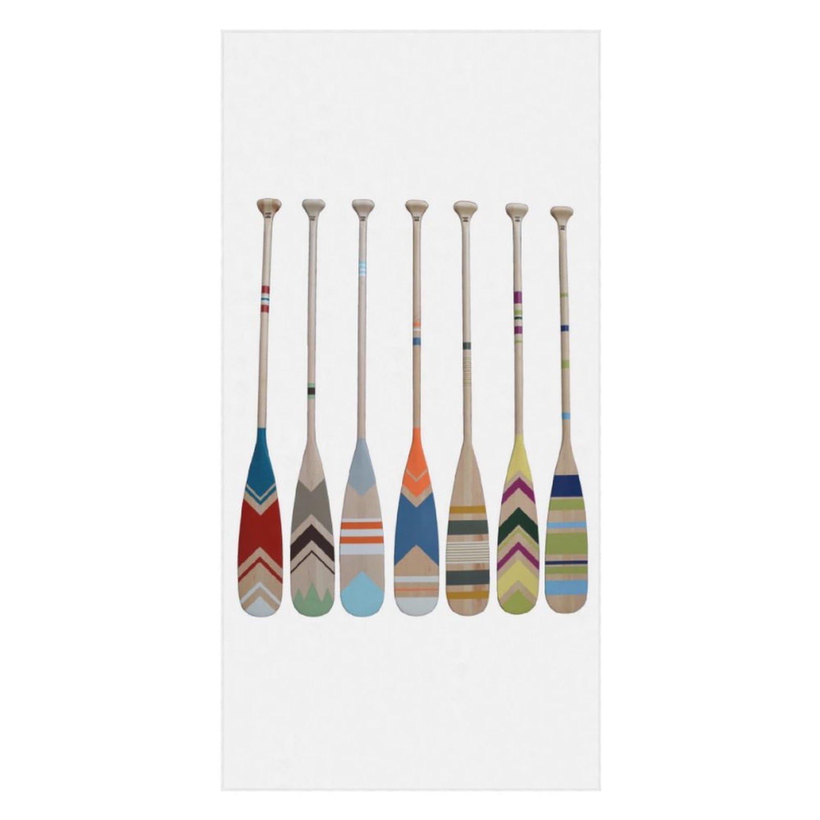 LWORZIIB Beach Towel, Canoe Paddle Bath Towel, Pool Towel Great for Gym Swimming 80 X 160cm