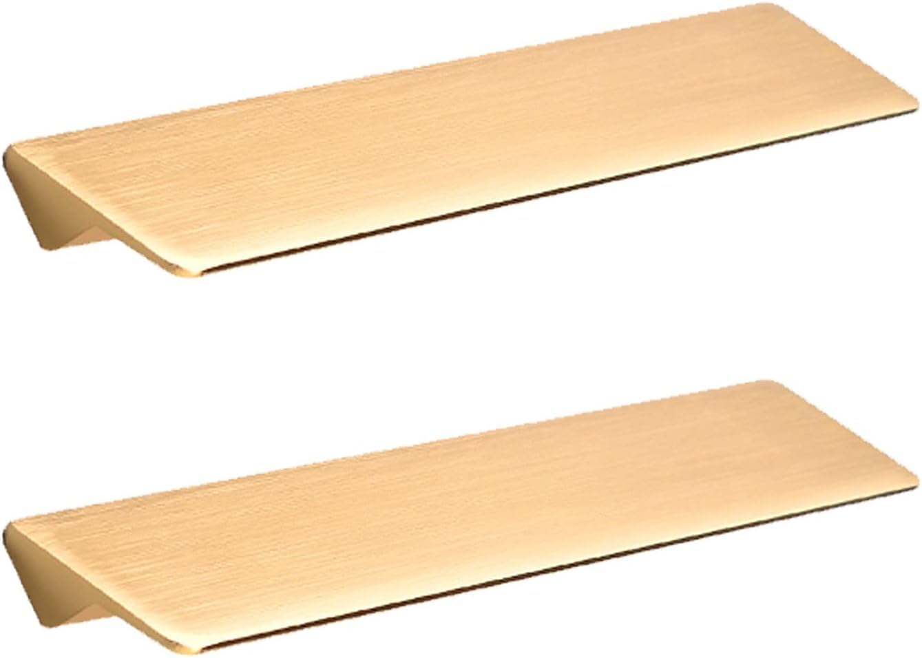 EVWGNPQRV Concealed Drawer Handles, Concealed Drawer Handles Knobs Multicolor 64-320mm Hole Distance Home Kitchen Screws(Golden,Hole Distance:160mm)