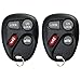 KeylessOption Keyless Entry Remote Control Car Key Fob Replacement for KOBLEAR1XT (Pack of 2)