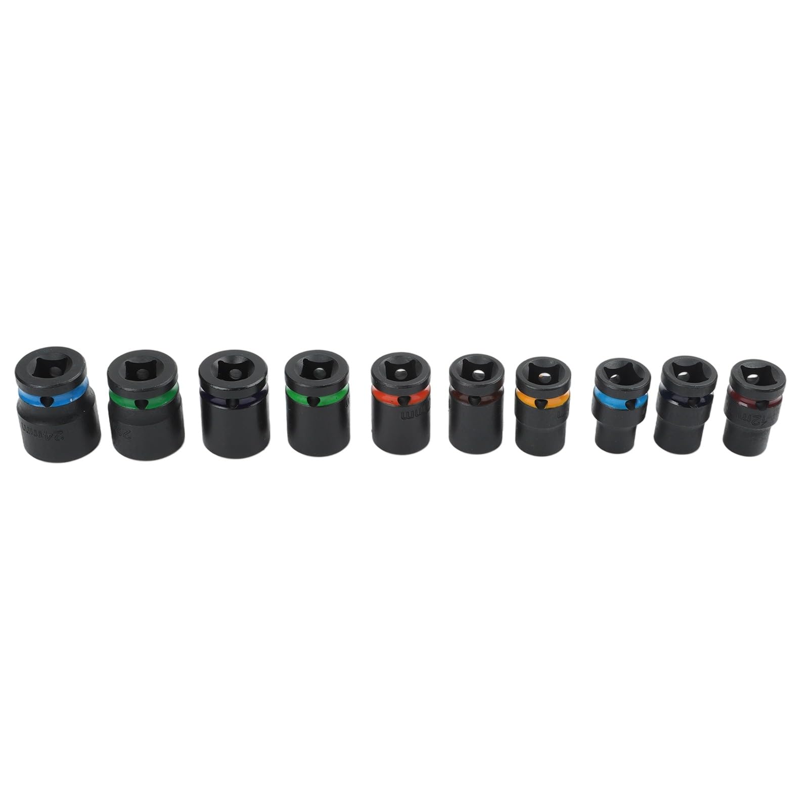 Juego de 10 llaves de vaso de 1/2 pulgadas, 10 – 24 mm de espesor – para