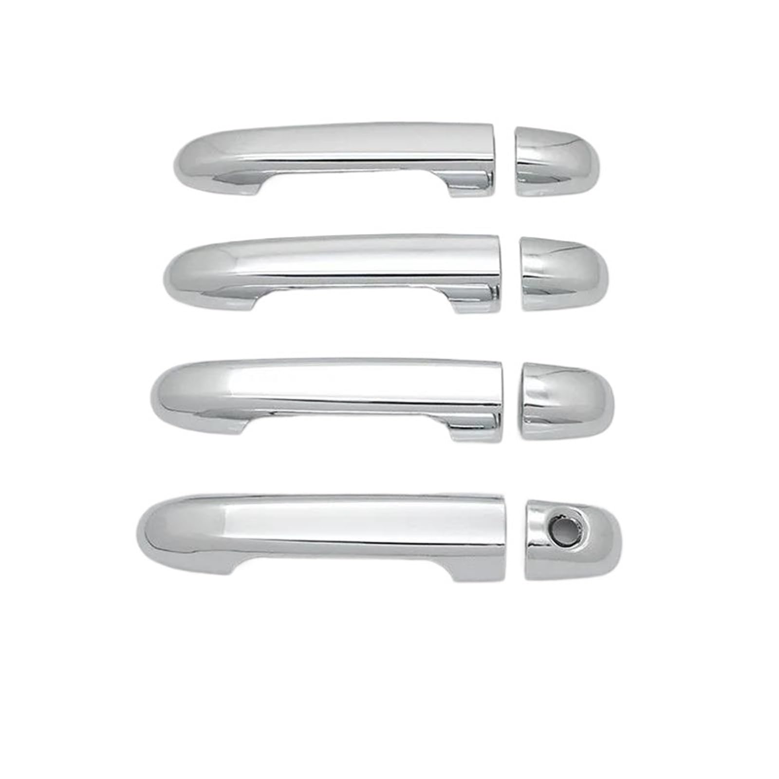 ATGCBCAUF Chrome Car Side Door Handle Cover Trim Stickers Styling for Hyundai I20 2008 2009 2010 2011 2012 2013 Car Exterior Door Handles