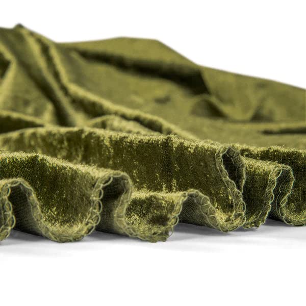 Servilletas de Terciopelo 20x20 in Pack 10 Verde Oliva miniatura 6