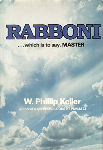 Rabboni ... which is to say Master 0800708822 Book Cover