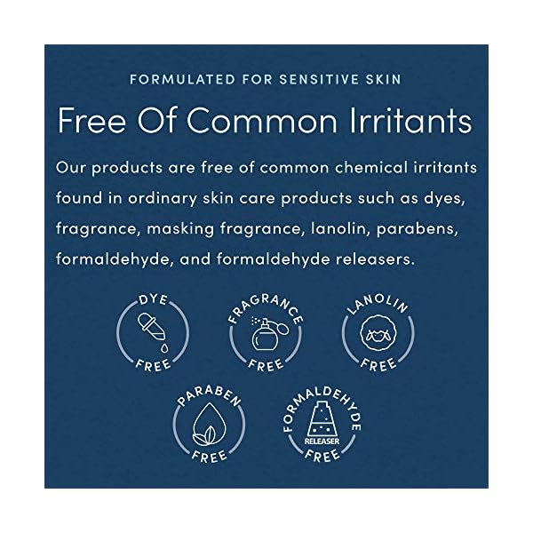 Vanicream Daily Facial Moisturizer With Ceramides and Hyaluronic Acid - Formulated Without Common Irritants for Those with Sensitive Skin, 3 fl oz (Pack of 1)