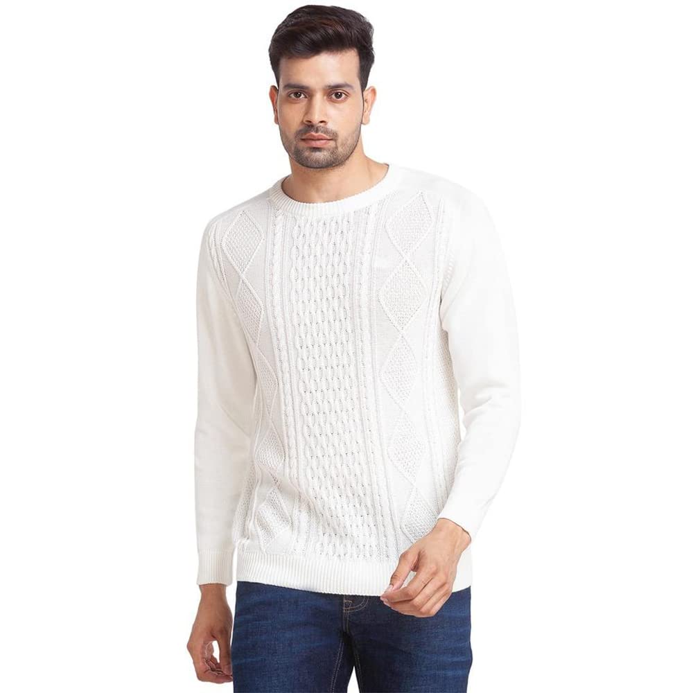 colorplus Tailored Fit Blue Sweater for Men-picture-27