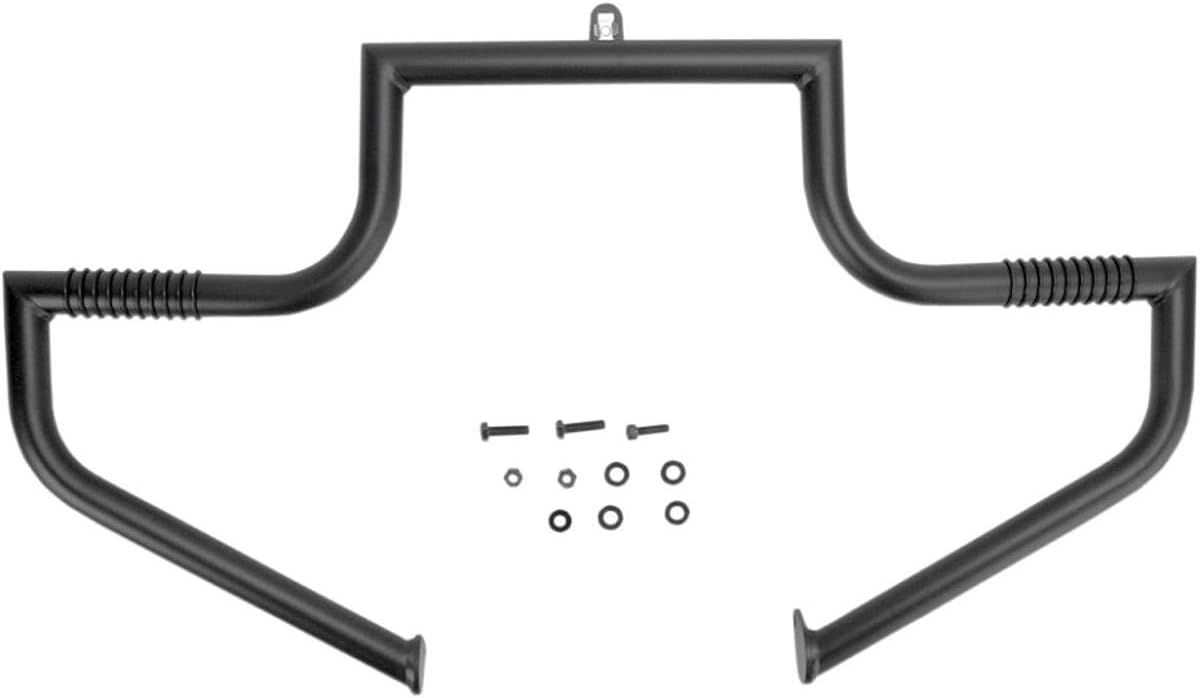 LINDBY FB102-1/09 Flat Black Front Linbar Highway Bar (Fits 1997-2016 Harley-Davidson Flh Touring Models)