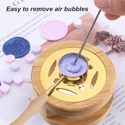 Wax Seal Kit, Sealing Wax Set, Warmer Melting Spoon - Image 2