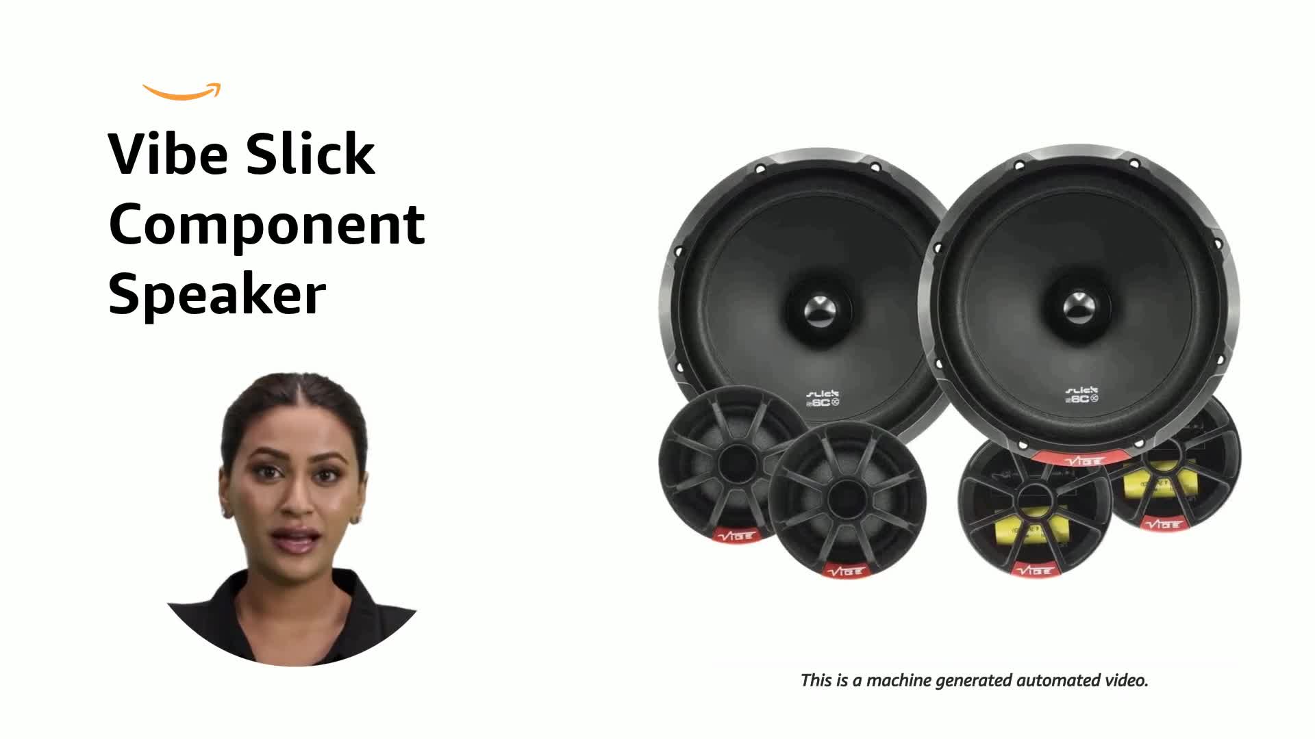 Vibe Slick 6C-V7 Component Speaker (Black) Price: Buy Vibe Slick