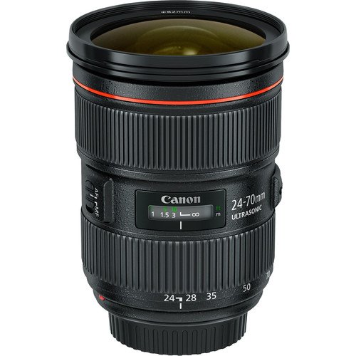 Canon Ef 24-70Mm F/2.8L Ii Usm Lens Bundle With Cleaning Kit, Filter Kits, Padded Lens Case, And Tripod (Intl Model) #TOP1