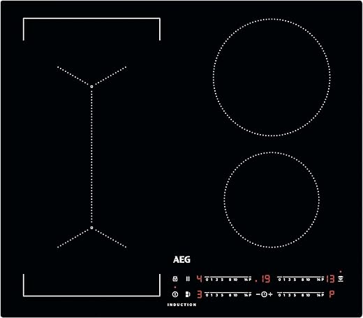 AEG IKB64443IB Piano cottura ad induzione MaxiSense® 60 cm, 4 zone di...