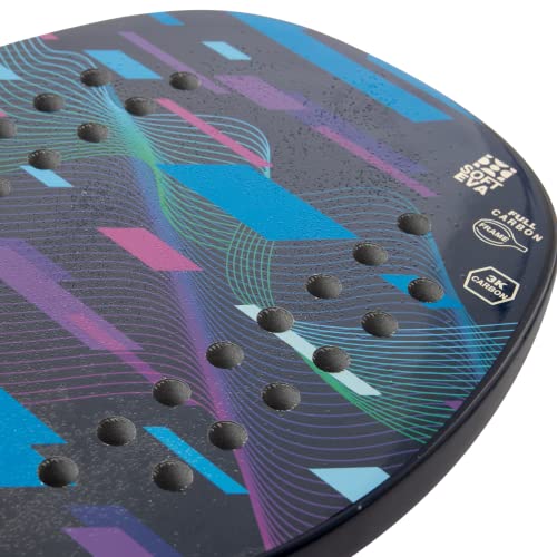 Raquete de Beach Tennis Krive Full Carbono Face Carbono 3K com Capa