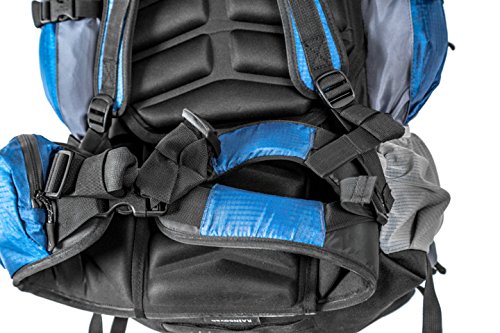 Teton Outfitter 4600 Ultralight Internal Frame High-Performance Backpack for Hiking, Camping, Travel, and Outdoor Activities; 75L, Blue by TETON Sports - Image 8