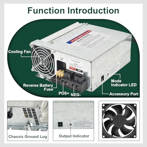 PD9360 Power Converter replacement-9300 Series Converter,60Amp 120V to 12V RV Converter Charger for RV Camper Caravans Trailer Battery,1000W by EYPDARL - Image 3