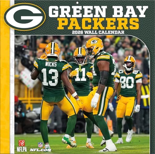Preisvergleich Produktbild NFL Kalender Wandkalender 2026 30x60cm Green Bay Packers