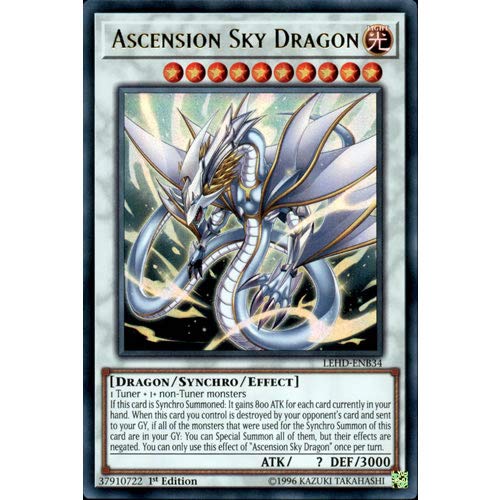 LEHD-ENB34 1st Ed Ascension Sky Dragon Ultra Rare Card Legendary