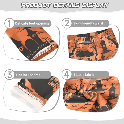 Tombs and Trees Girls Leggings Soft Stretch Workout Yoga Dance Pants for Kids Casual Tights3