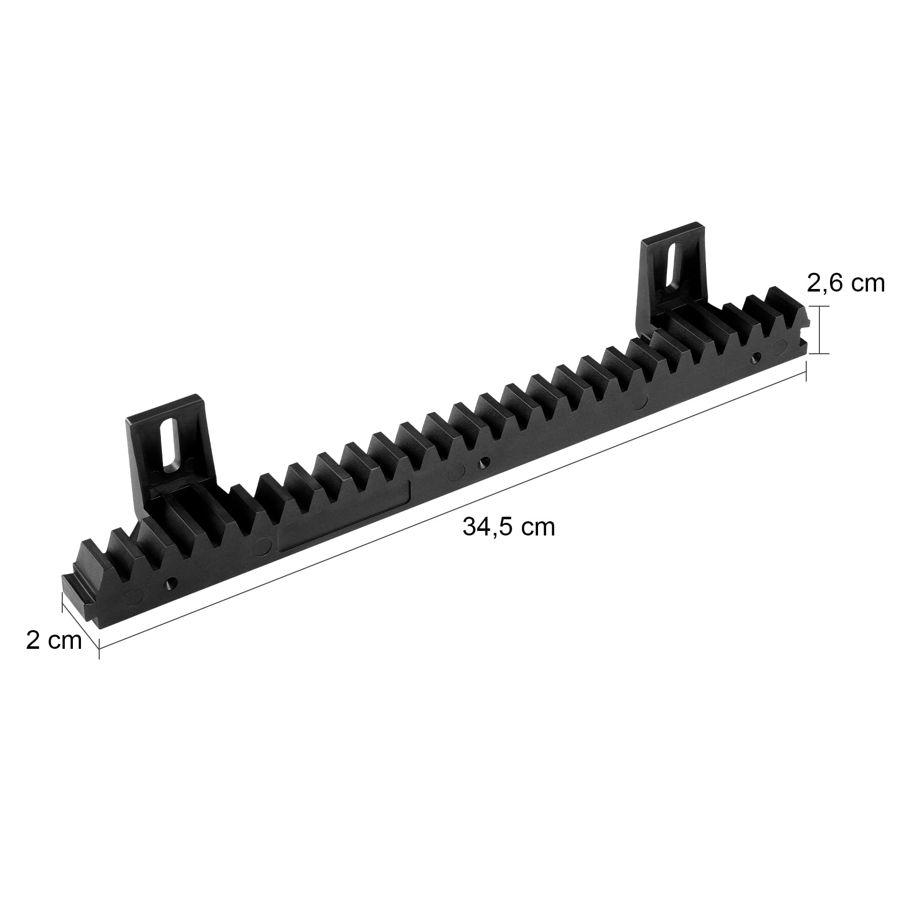 CO-Z 1M Cremallera de Nailon